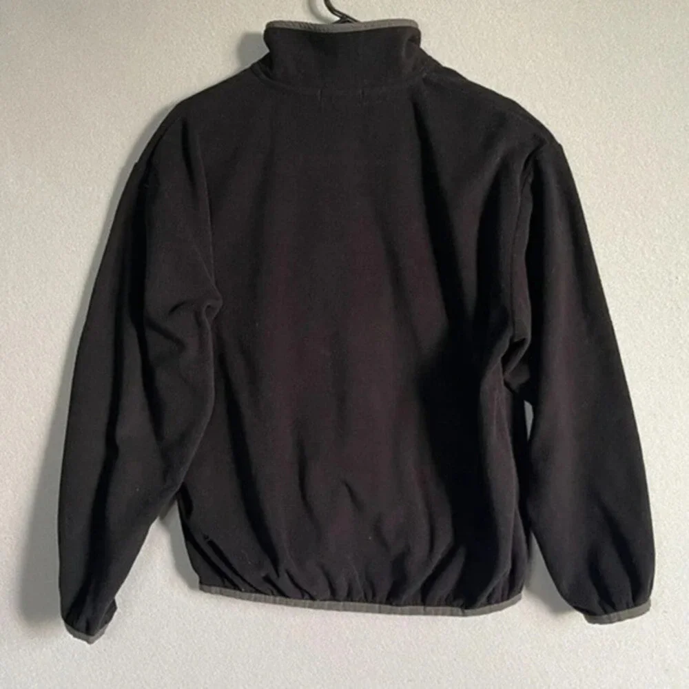 XLARGE UO Snap Button Fleece Sweatshirt Mens‎ S Black Outdoor Camping Hiking